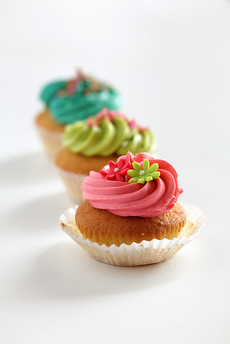 colorful, cupcakes and cute food