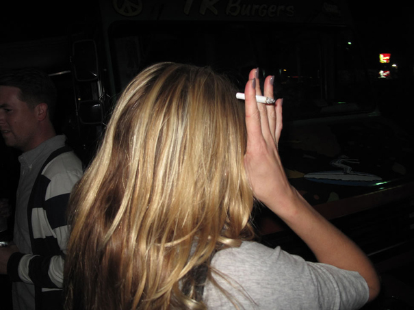 blonde, cigarette and cobrasnake