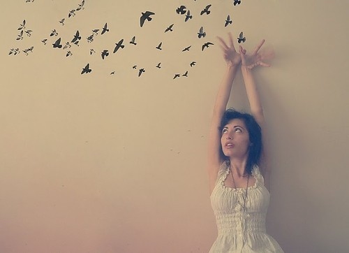 arms, beauty and birds