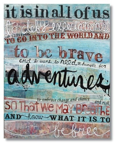 adventure, art speaks and awesomeness