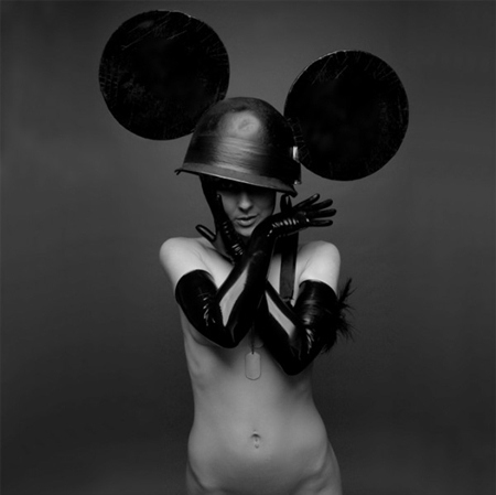 black and white, ears and fetish
