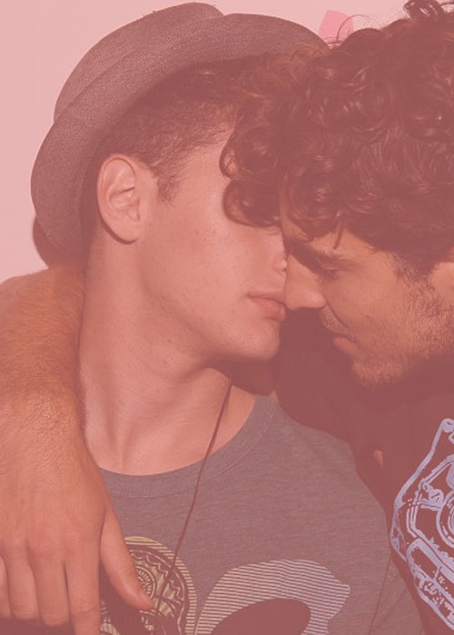 beard,  gay and  gay kiss
