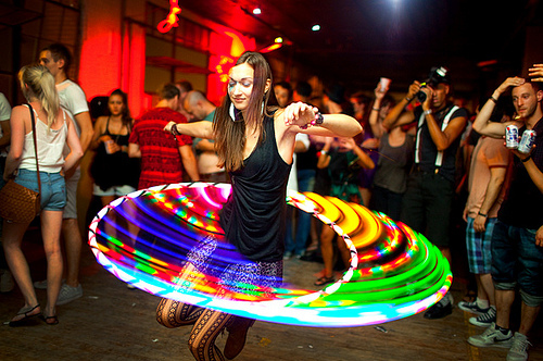 color me katie, colorful and hula hoop