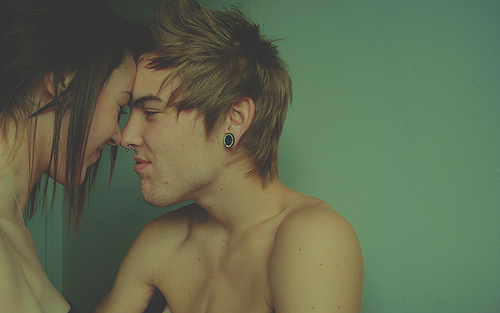 couple,  cute and  gauges