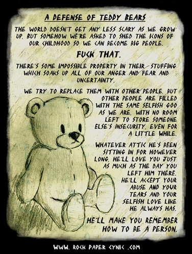 defense of teddy bears, life and person