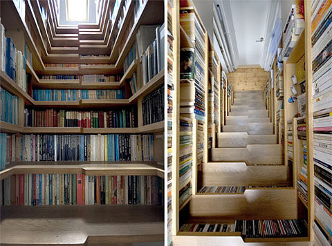 architecture, bookcase and bookcloset