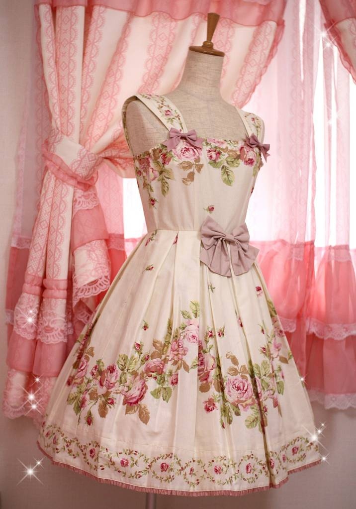 dress, floral and jsk