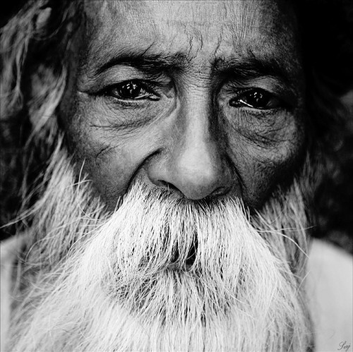 beard, black and white and male