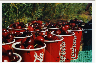 cherries,  coca cola and  cocacola