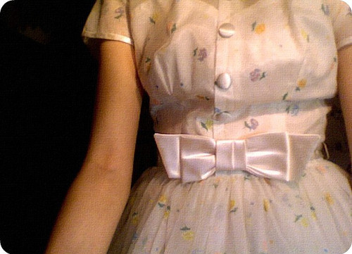 bow, delicate and dress