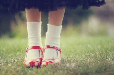  Girls Shoes on Girl  Grass  Innocent  Little Girl  Polka Dots  Shoes   Inspiring