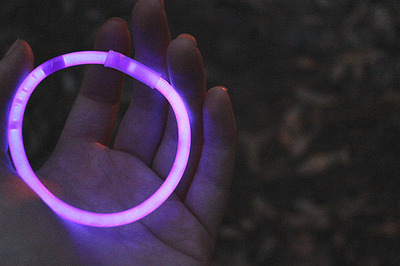 glow,  glow stick and  hand