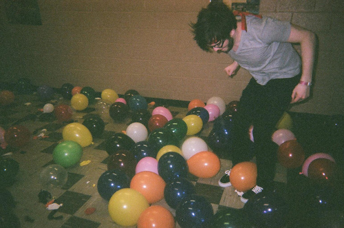 balloons, boy and film