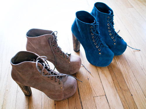blue, brown, fashion, high heels, pretty, shoes
