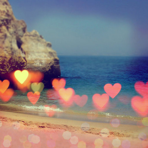 beach, beach heart and beautiful