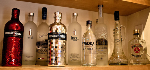 absolut,  alcohol and  bottles