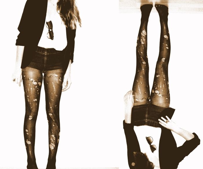 fashion, girl and long legs