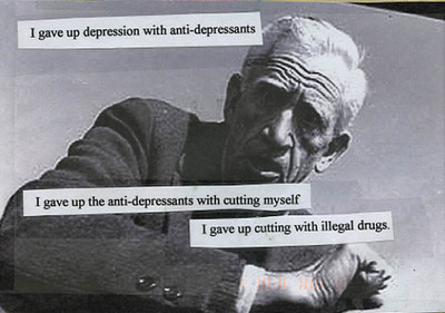 anti-depressants,  cutting and  depressants