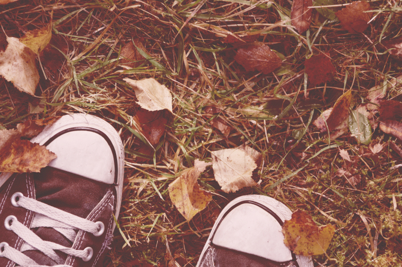 autumn, black and converse