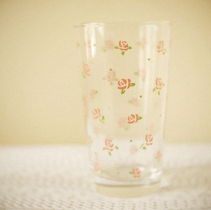 floral,  glass and  pastel