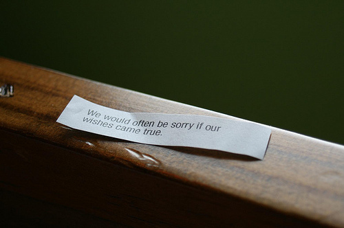 fortune cookie, life and paper