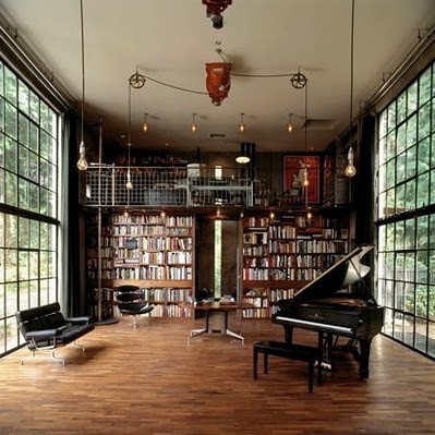 bookshelves, deco and elegant