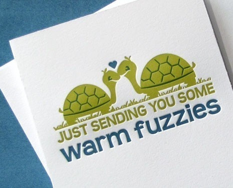 aww, card and fuzzies