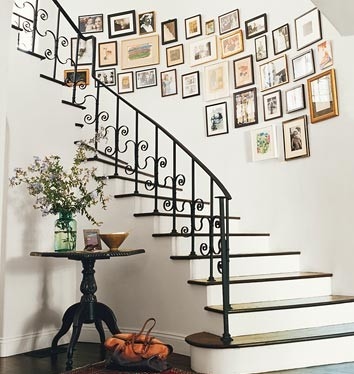 decorative stair bars, display and domino