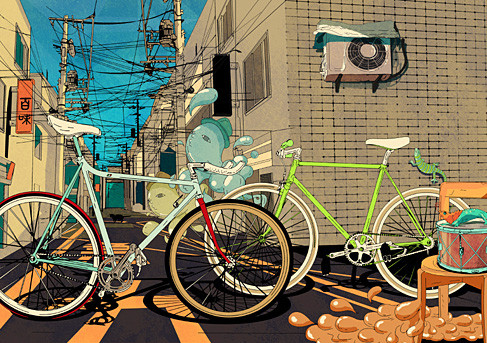 art, bike and bikes