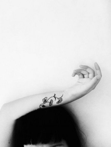 arm, black and white and conceptual