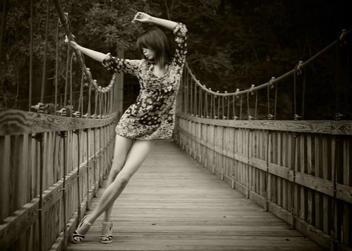 beautiful, beauty, black and white, blackwhite, bridge, dance