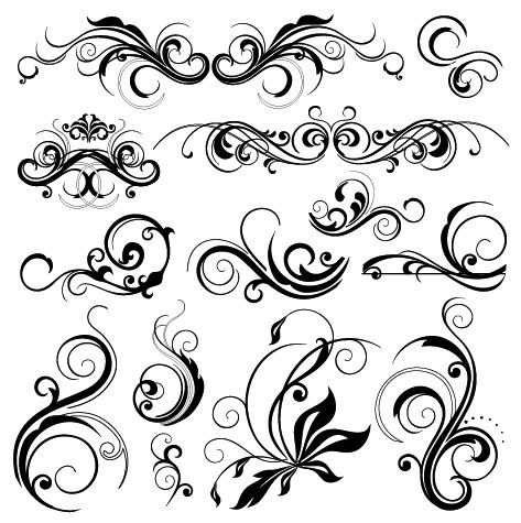 black on white, decorative and design