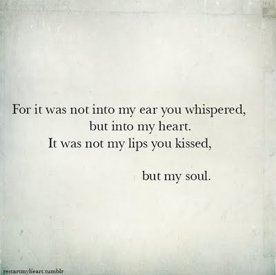 but my soul, heart and inspirational