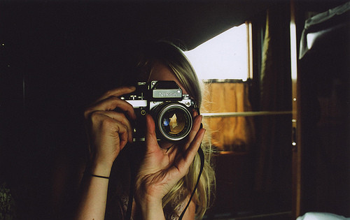 photography camera girl. camera, cool, girl, mirror,