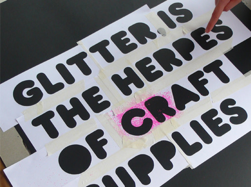 clever, crafts and glitter