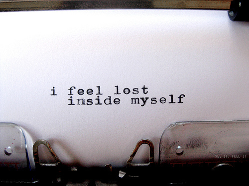 feel, lost and myself