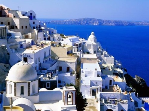 arquitectura antigua, greece and landscape