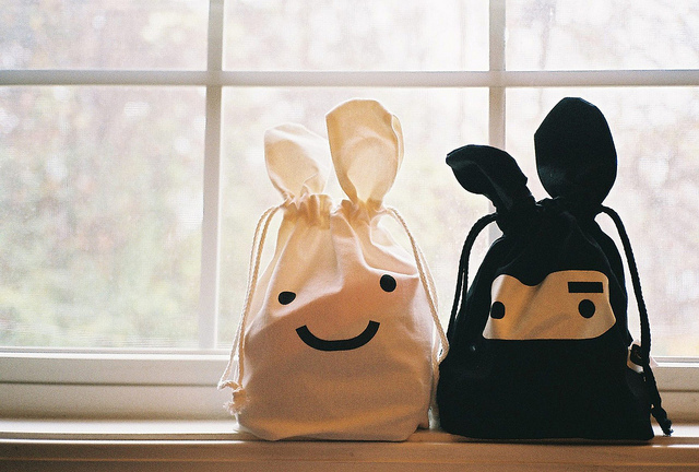bag, black and kawaii