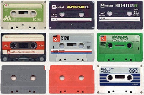 cassette,  fun and  graphic design