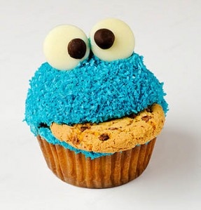 cookie,  cookie monster and  cupcake