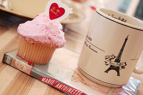 cup, cupcake and dvd