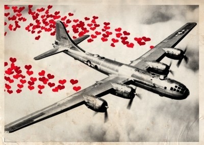 air,  airplane and  heart