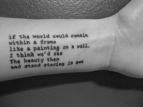 art, quotes and tattoo