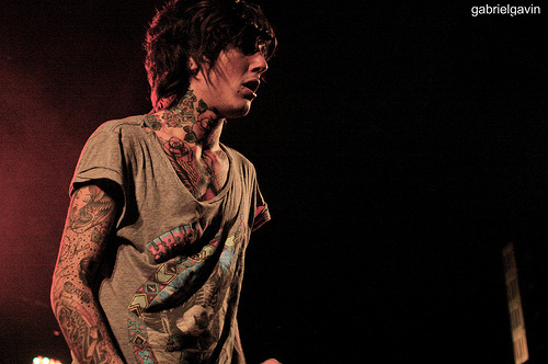 boy, oliver sykes and piercing