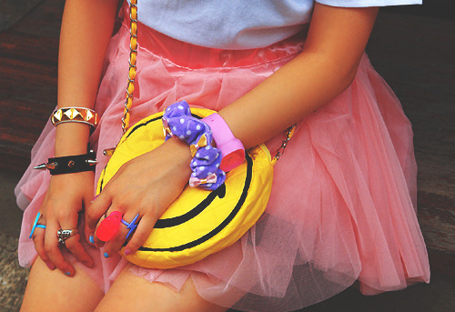bracelets, colorful and cute
