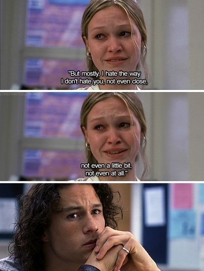 10 things i hate about you, heath ledger and julia stiles