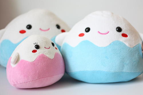 adorable blue cute kawaii pink plush Added May 12 2011 Image size 