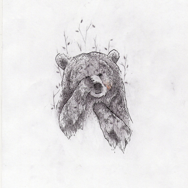 art, bear and cute