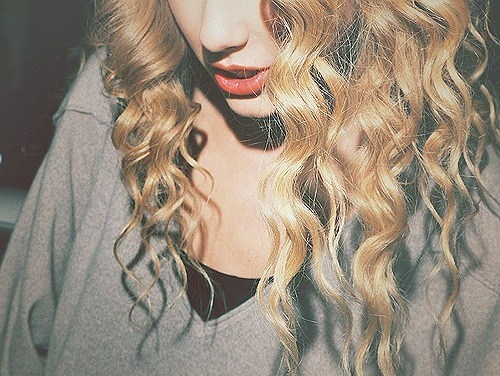 blonde, curls and girl