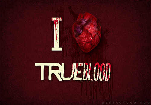 blood, heart and i love true blood